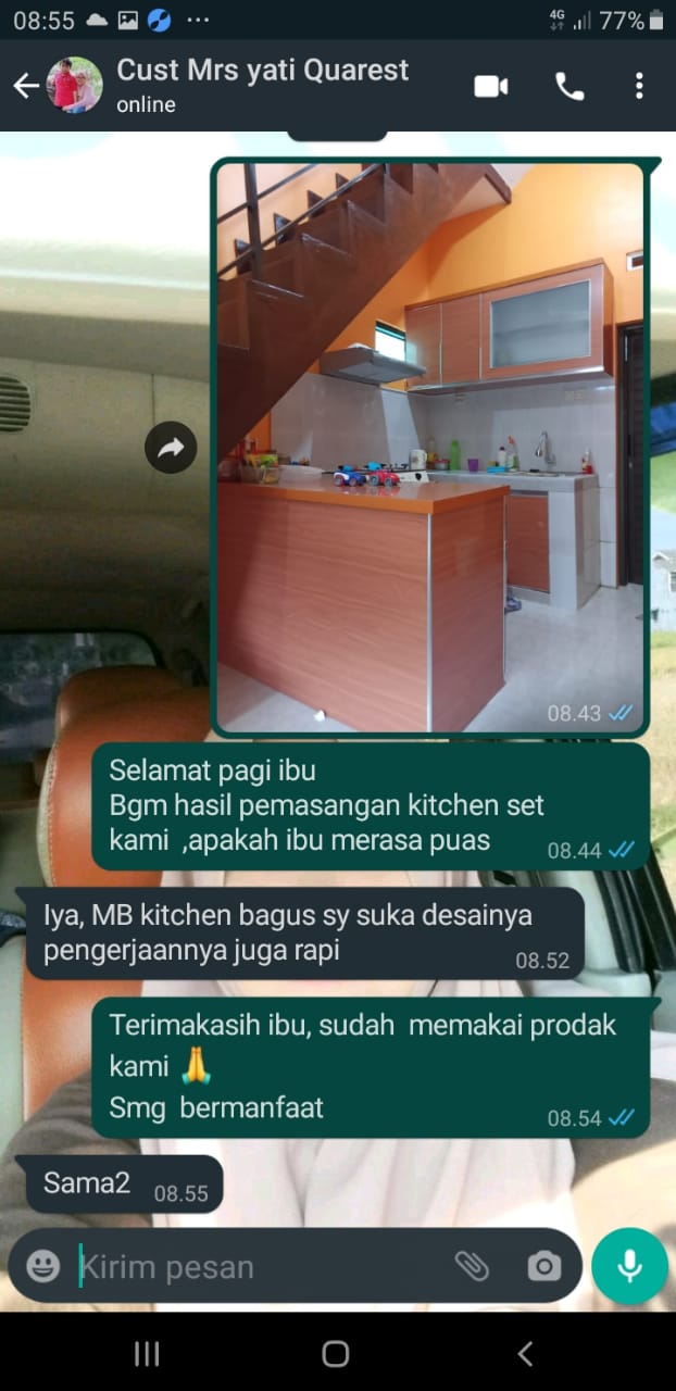 Jasa Kitchen set terbaik pilihan pelanggan