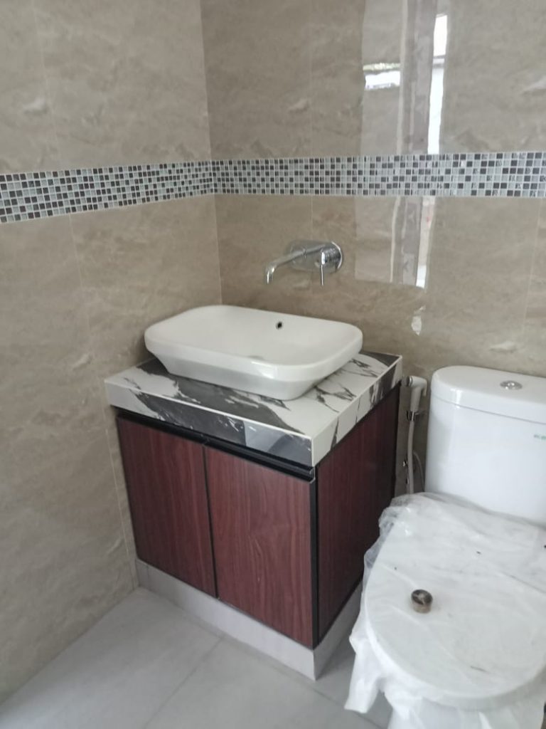 Wastafel bahan acp tahan air anti rayap