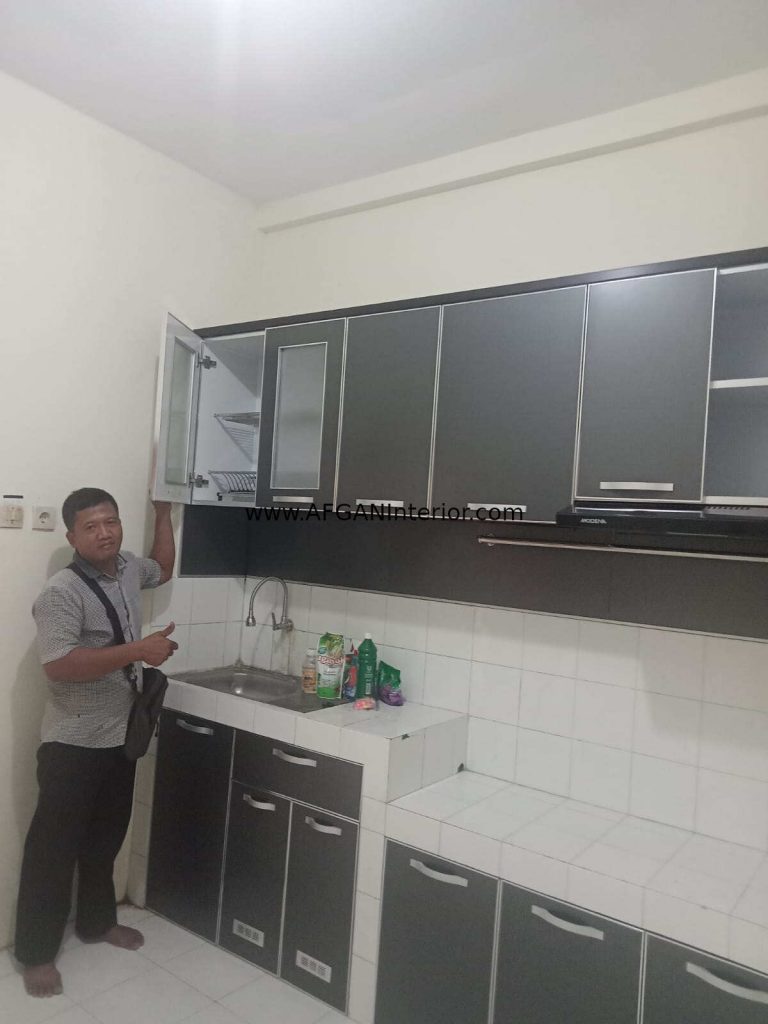 Kitchen Set Aluminium di Perum Candi Indah Sleman 2022