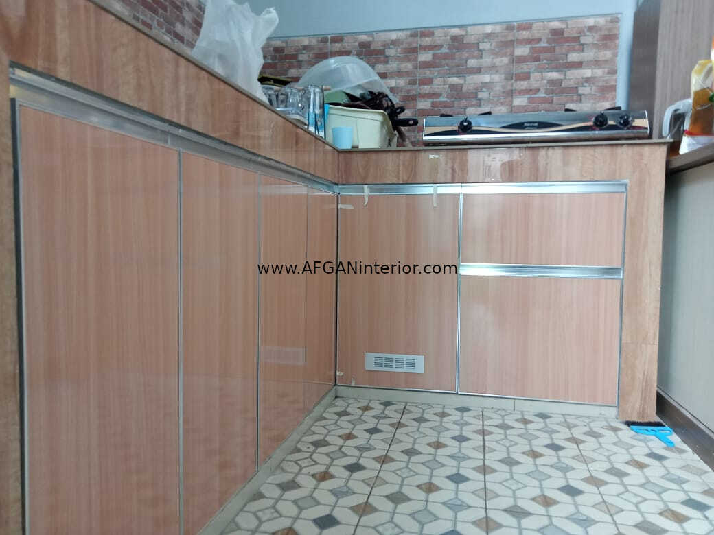 Pasang Kitchen Set Aluminium ACP di Pesona Annora
