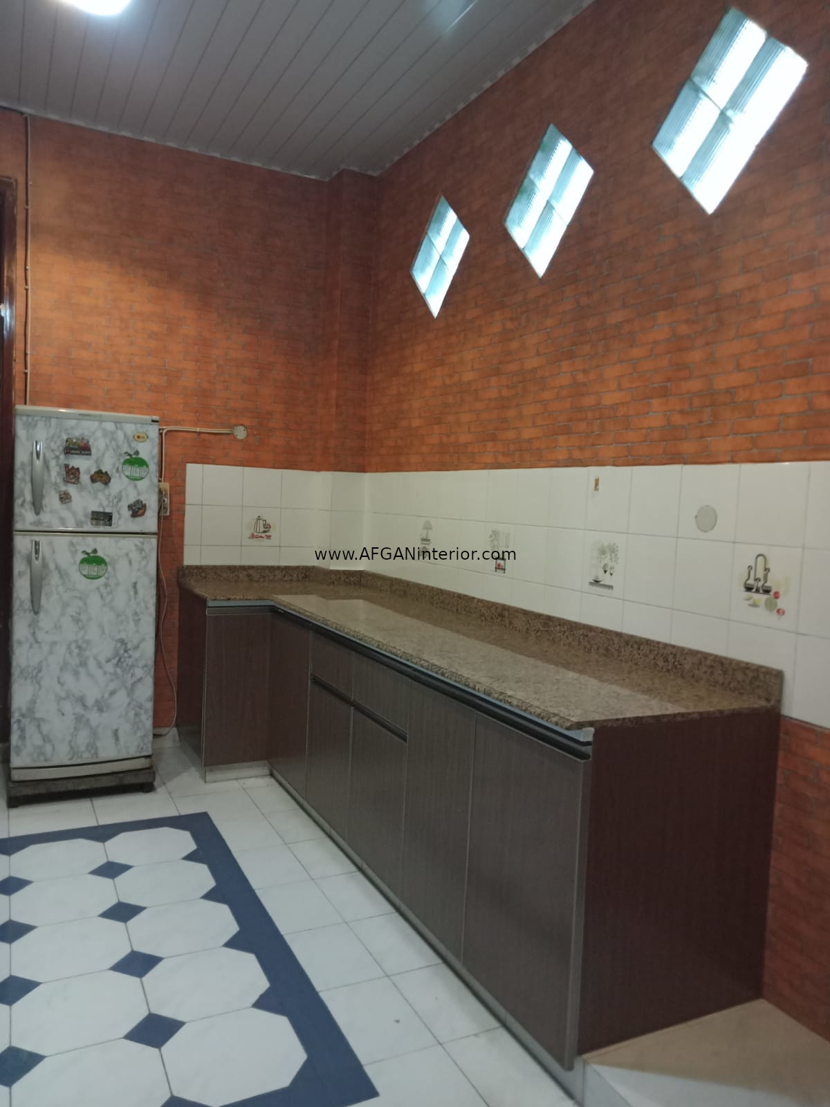 lemari dapur ACO istimewa motif kayu